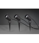 Lampy ogrodowe wbijane w ziemię (z klinem) - Trio UBANGI Zewnętrzna Stojąca 3xGU10 max 28W Antracyt 800260342 - product 2