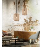 Lampy wiszące boho - Trio RUNA Wisząca Nowoczesna 1xE27 max 40W Czarny Mat 303000132 - product 2