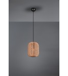Lampy wiszące boho - Trio RUNA Wisząca Nowoczesna 1xE27 max 40W Czarny Mat 303000132 - product 3