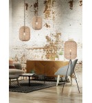 Lampy wiszące boho - Trio RUNA Wisząca Nowoczesna 1xE27 max 40W Czarny Mat 303090132 - product 2