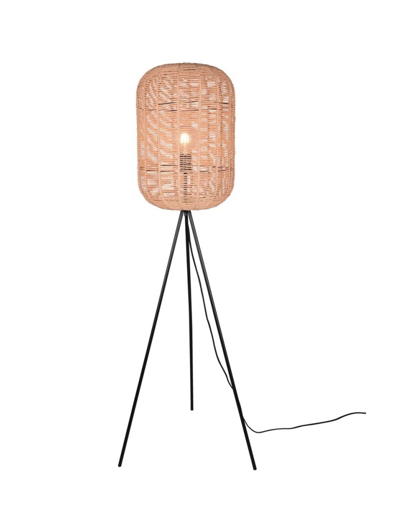 Lampy podłogowe trójnóg - Trio RUNA Podłogowa 1xE27 max 40W Czarny Mat 403000132 - produkt kolory-swiatla.pl 1