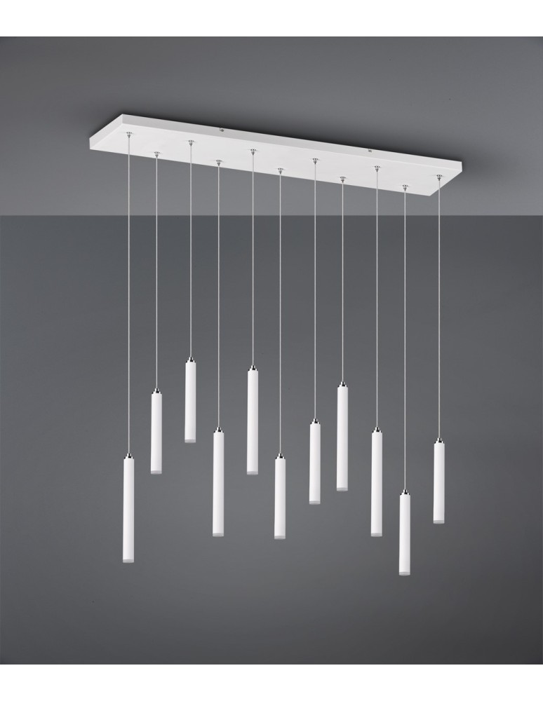 Trio TUBULAR Wisząca Nowoczesna 11xLED max 2W 3000K Biały Mat 321611131