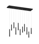 Lampy wiszące - Trio TUBULAR Wisząca Nowoczesna 11xLED max 2W 3000K Czarny Mat 321611132 - product 1
