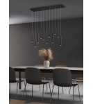 Lampy wiszące - Trio TUBULAR Wisząca Nowoczesna 11xLED max 2W 3000K Czarny Mat 321611132 - product 2