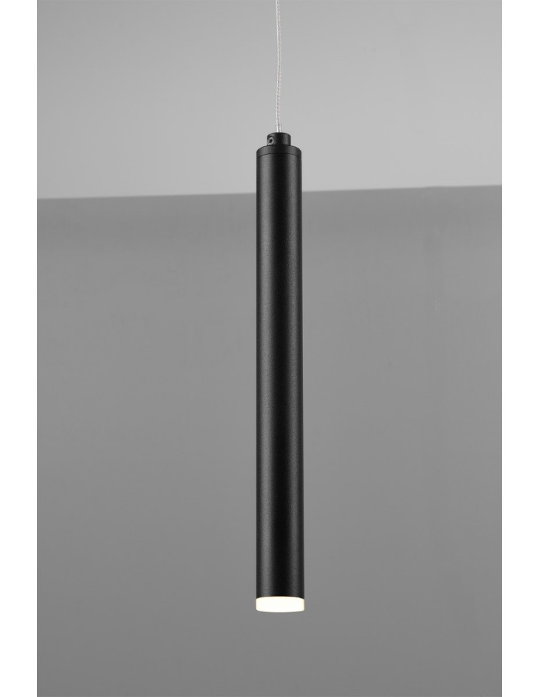 Trio TUBULAR Wisząca Nowoczesna 11xLED max 2W 3000K Czarny Mat 321611132