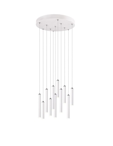 Trio TUBULAR Wisząca Nowoczesna 11xLED max 2W 3000K Biały Mat 321691131