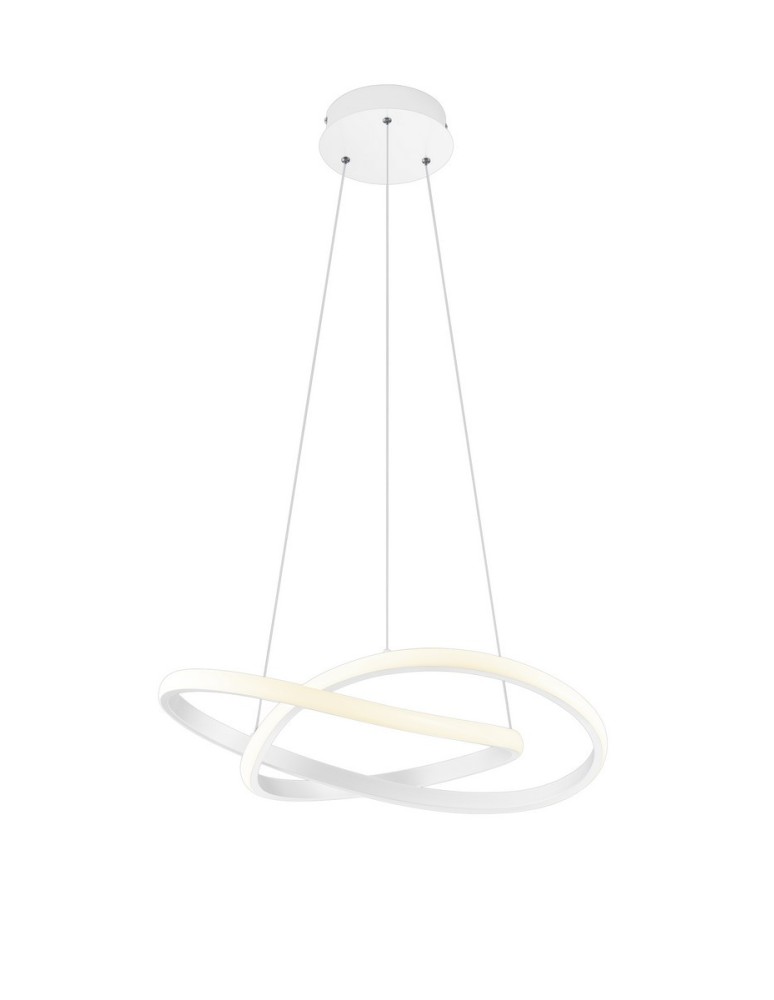 Lampy wiszące - RL COURSE Wisząca Nowoczesna 1xLED max 27W 4000K Biały Mat R32051131 - produkt kolory-swiatla.pl 1