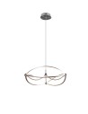 Trio CHARIVARI Wisząca Nowoczesna 1xLED max 42W 3000K Nikiel Mat 321210107