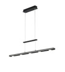 Lampy wiszące - Trio LACAL Wisząca Nowoczesna 7xLED max 4W 3000 + 5000K Czarny Mat 379190732 - product 1
