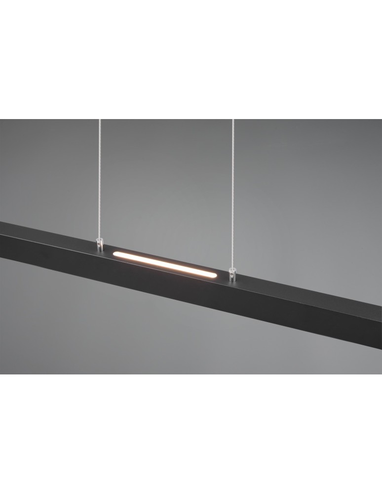 Trio BELFAST Wisząca Nowoczesna 1xLED max 44W 3000K Czarny Mat 375510432