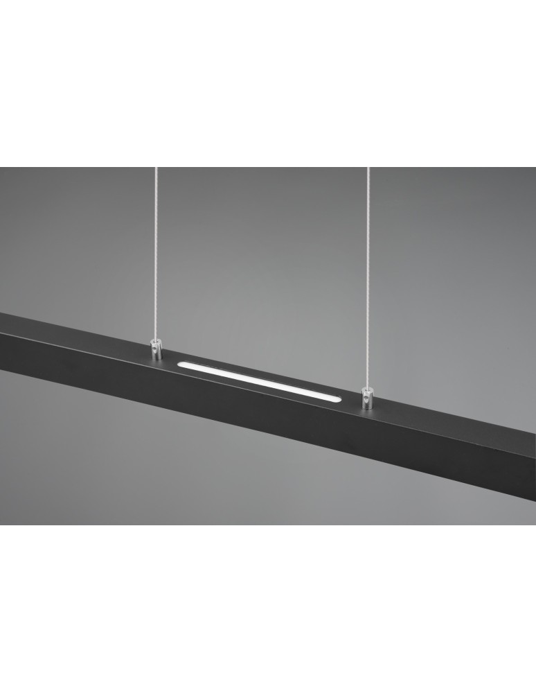 Trio BELFAST Wisząca Nowoczesna 1xLED max 44W 3000K Czarny Mat 375510432