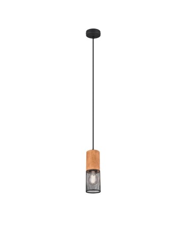 Trio TOSH Wisząca Nowoczesna 1xE27 max 40W Czarny Mat 304300132