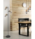 Lampy wiszące potrójne - Trio TOSH Wisząca Nowoczesna 3xE27 max 40W Czarny Mat 304330332 - product 2