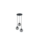 Lampy wiszące potrójne - Trio BALINI Wisząca Nowoczesna 3xE14 max 28W Antracyt 308590342 - product 1