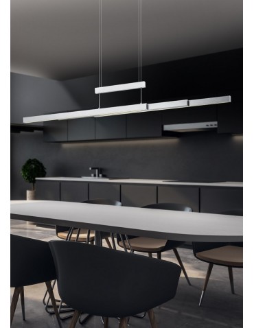 Trio TRAJAN Wisząca Nowoczesna 1xLED max 45W 2700K-5000K Nikiel Mat 375310507 - produkt 2