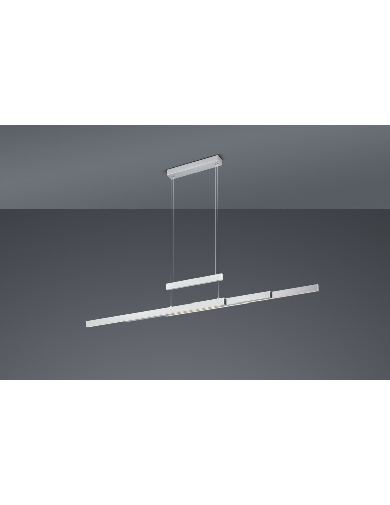 Lampy wiszące - Trio TRAJAN Wisząca Nowoczesna 1xLED max 45W 2700K-5000K Nikiel Mat 375310507 - product kolory-swiatla.pl 3