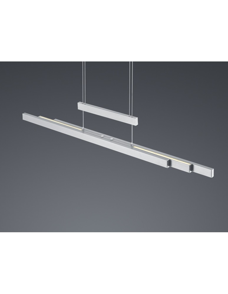 Lampy wiszące - Trio TRAJAN Wisząca Nowoczesna 1xLED max 45W 2700K-5000K Nikiel Mat 375310507 - product kolory-swiatla.pl 5