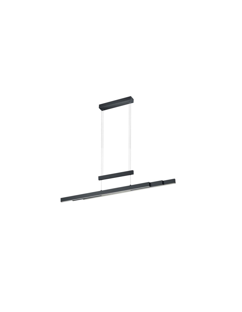 Lampy wiszące - Trio TRAJAN Wisząca Nowoczesna 1xLED max 45W 2700K-5000K Czarny Mat 375310532 - produkt kolory-swiatla.pl 1