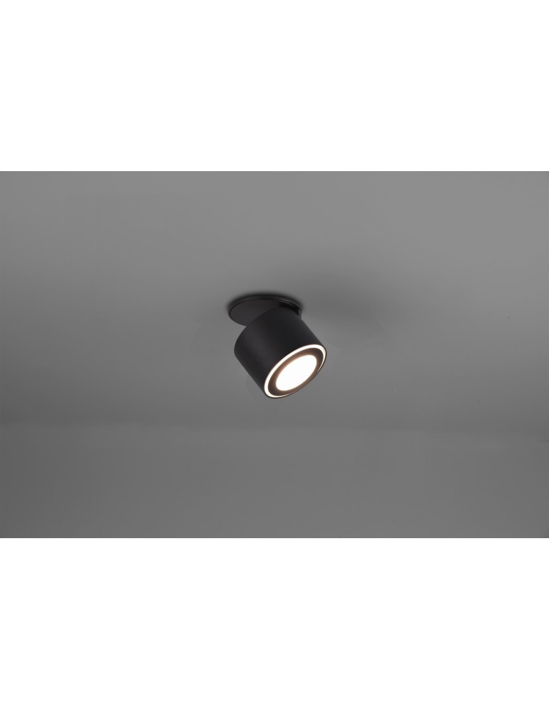 Trio TAURUS Reflektor Ścienny 1xLED max 5W 3000K Czarny Mat 652910132