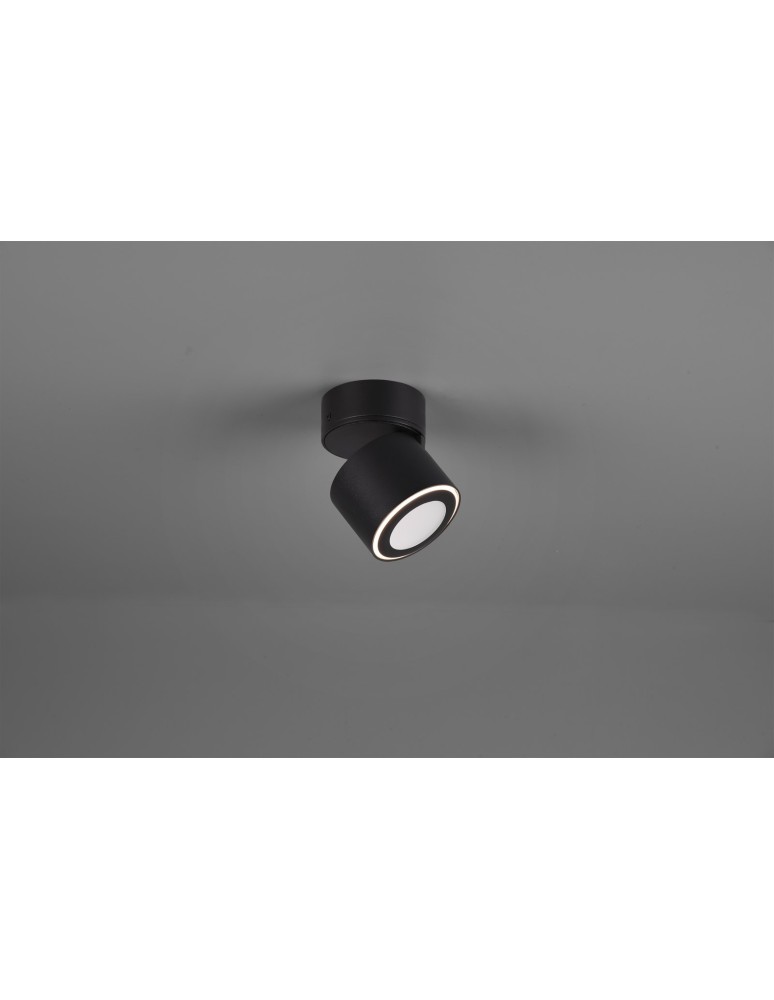 Trio TAURUS Reflektor Ścienny 1xLED max 5W 3000K Czarny Mat 652910132