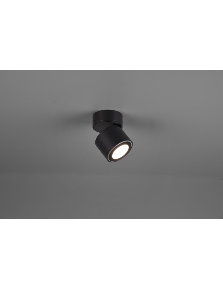 Trio TAURUS Reflektor Ścienny 1xLED max 5W 3000K Czarny Mat 652910132
