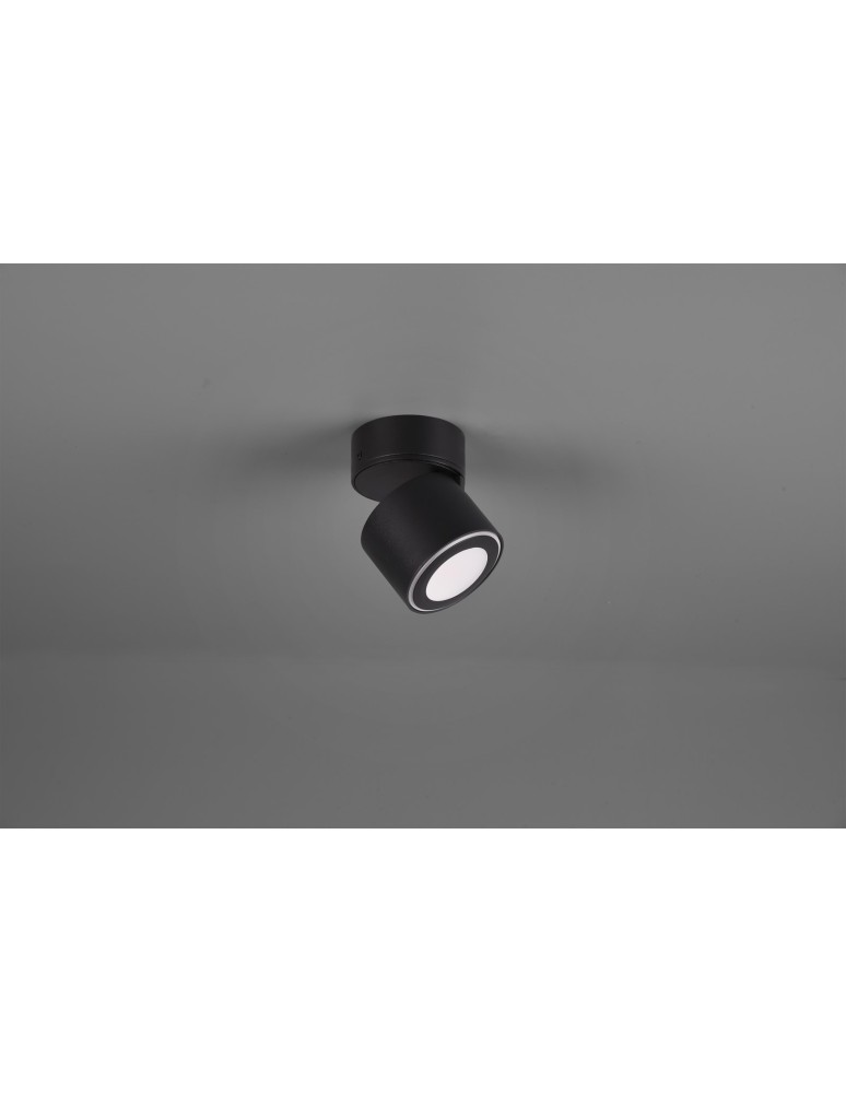 Trio TAURUS Reflektor Ścienny 1xLED max 5W 3000K Czarny Mat 652910132
