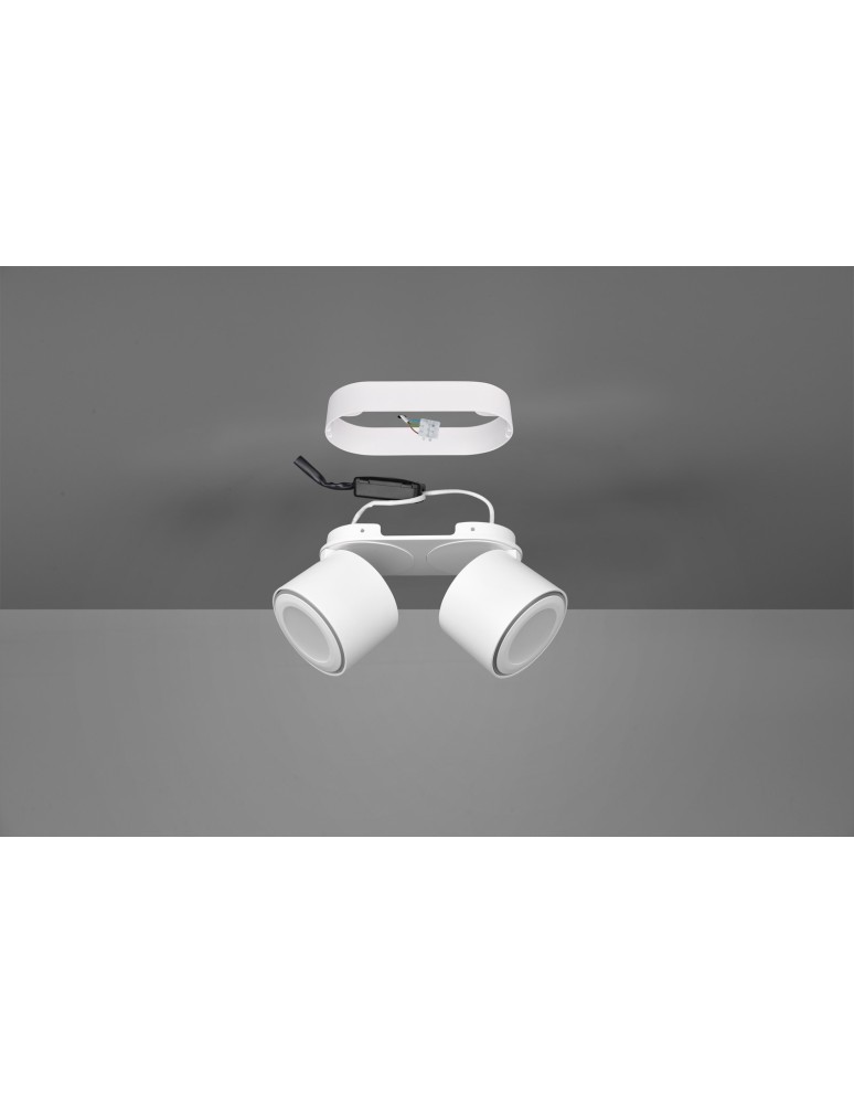 Trio TAURUS Reflektor Sufitowy 2xLED max 5W 3000K Biały Mat 652910231