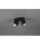 Lampy sufitowe reflektory - Trio TAURUS Reflektor Sufitowy 2xLED max 5W 3000K Czarny Mat 652910232 - product 2