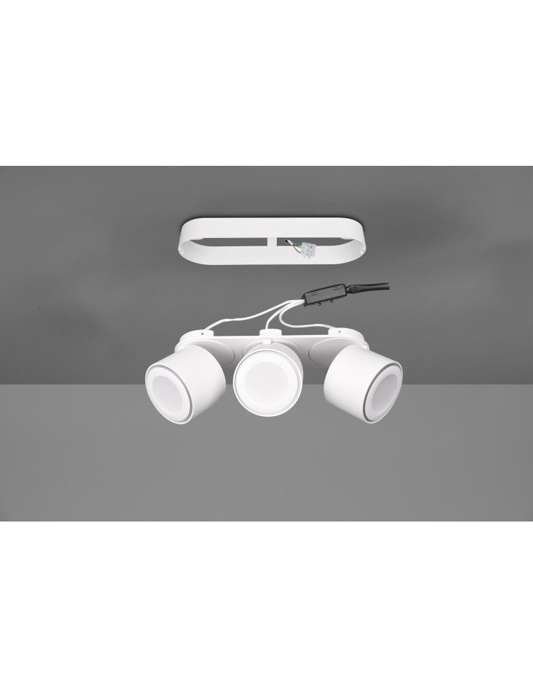 Trio TAURUS Reflektor Sufitowy 3xLED max 5W 3000K Biały Mat 652910331