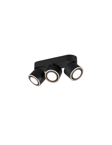 Trio TAURUS Reflektor Sufitowy 3xLED max 5W 3000K Czarny Mat 652910332