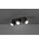 Lampy sufitowe reflektory - Trio TAURUS Reflektor Sufitowy 3xLED max 5W 3000K Czarny Mat 652910332 - produkt 3