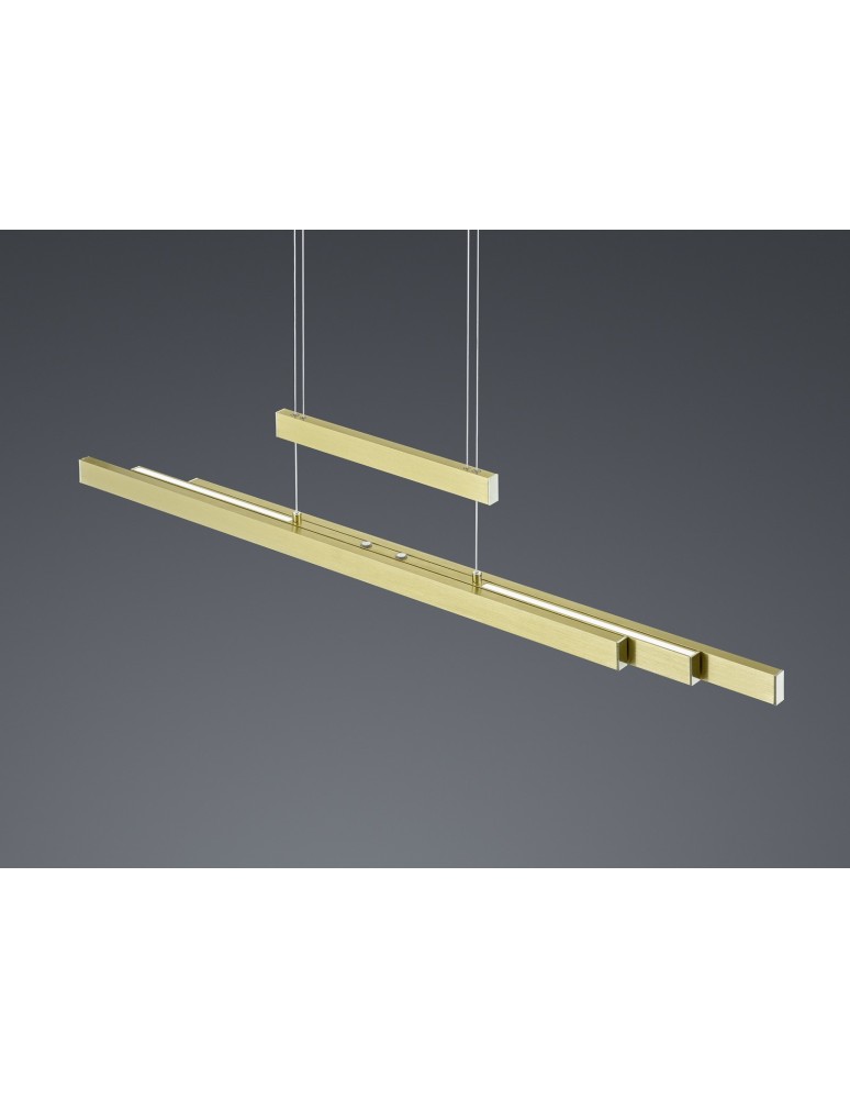 Lampy wiszące - Trio TRAJAN Wisząca Nowoczesna 1xLED max 45W 2700K-5000K Mosiądz Mat 375310508 - produkt kolory-swiatla.pl 4