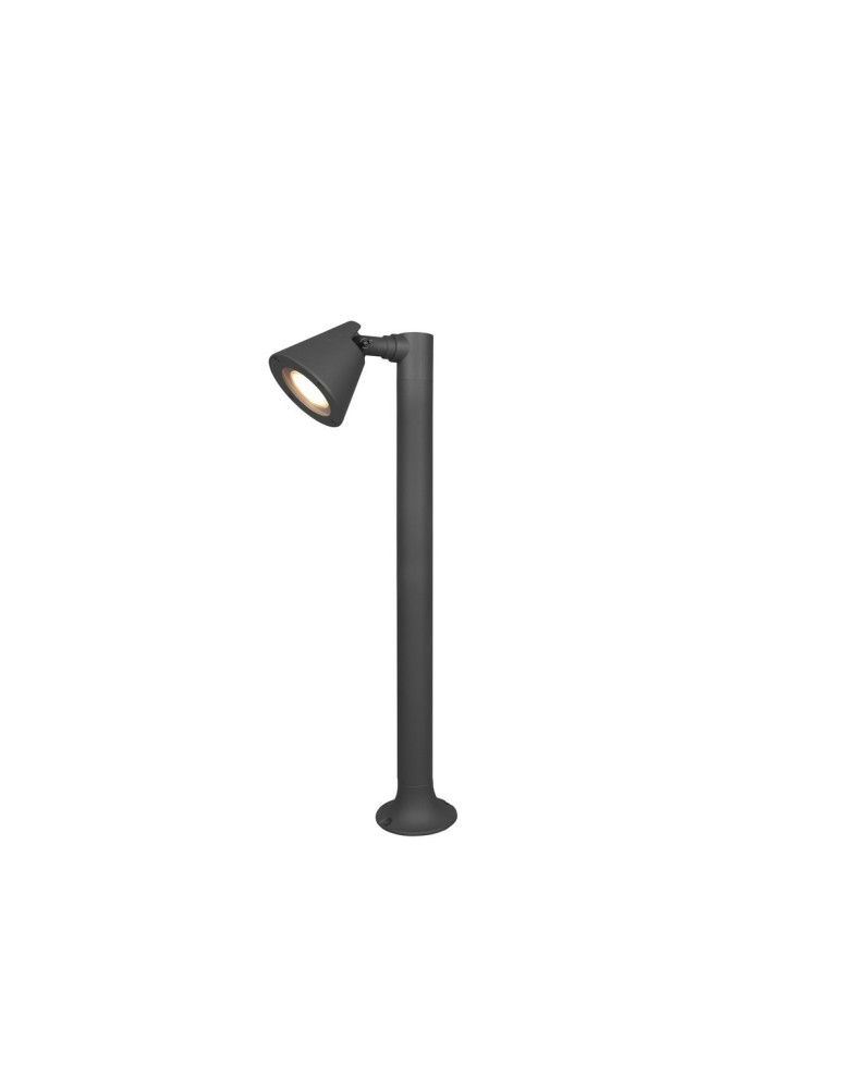 Lampy ogrodowe stojące - Trio KAVERI Zewnętrzna Stojąca 1xGU10 max 5W Antracyt 506060142 - produkt kolory-swiatla.pl 1