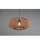Lampy wiszące boho - Trio HEDDA Wisząca Nowoczesna 1xE27 max 40W Czarny Mat 312300136 - product 5