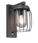 Lampy zewnętrzne z czujnikiem ruchu - Trio TUELA Zewnętrzna Ścienna 1xE27 max 40W Antracyt 210869142 - produkt 1