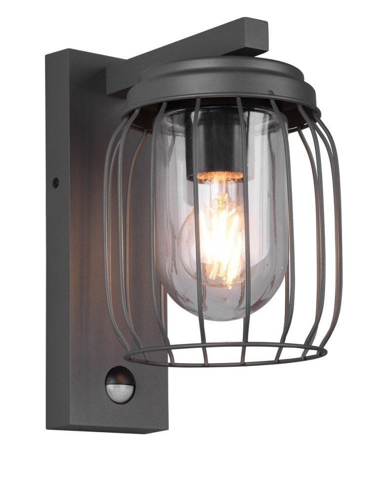 Trio TUELA Zewnętrzna Ścienna 1xE27 max 40W Antracyt 210869142