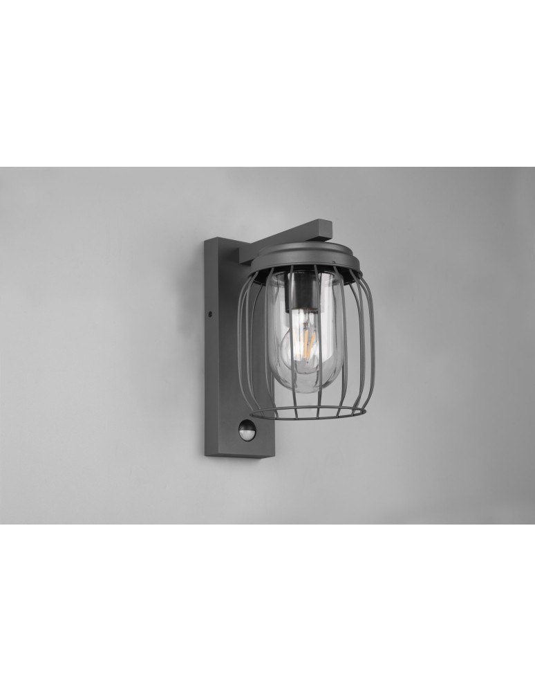 Trio TUELA Zewnętrzna Ścienna 1xE27 max 40W Antracyt 210869142