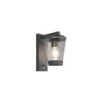 Lampy zewnętrzne z czujnikiem ruchu - Trio CAVADO Zewnętrzna Ścienna 1xE27 max 40W Antracyt 211069142 - product 1