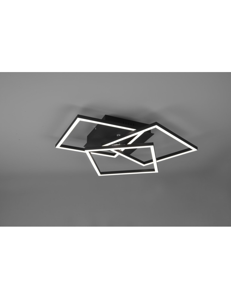 RL MOBILE Sufitowa Nowoczesna 1xLED max 27W 2700-6000K Czarny Mat R62883132