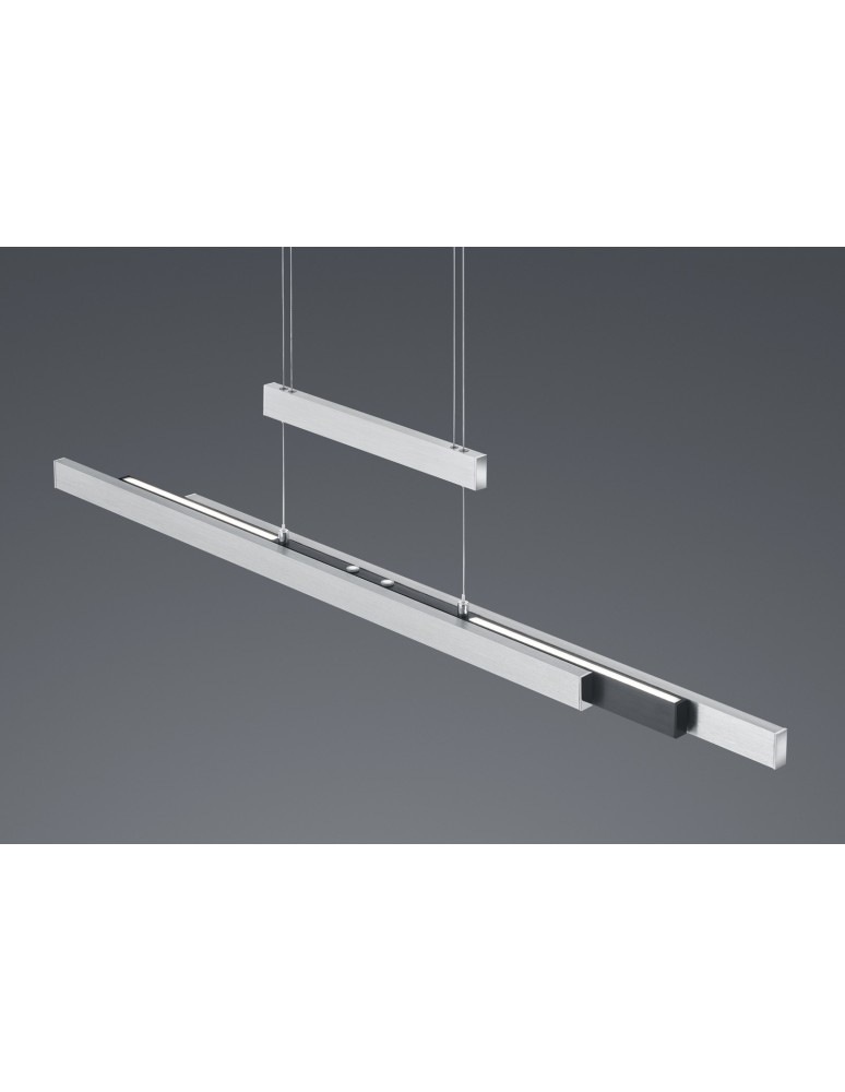 Trio TRAJAN Wisząca Nowoczesna 1xLED max 45W 2700K-5000K Aluminium Szczotkowane 375310505
