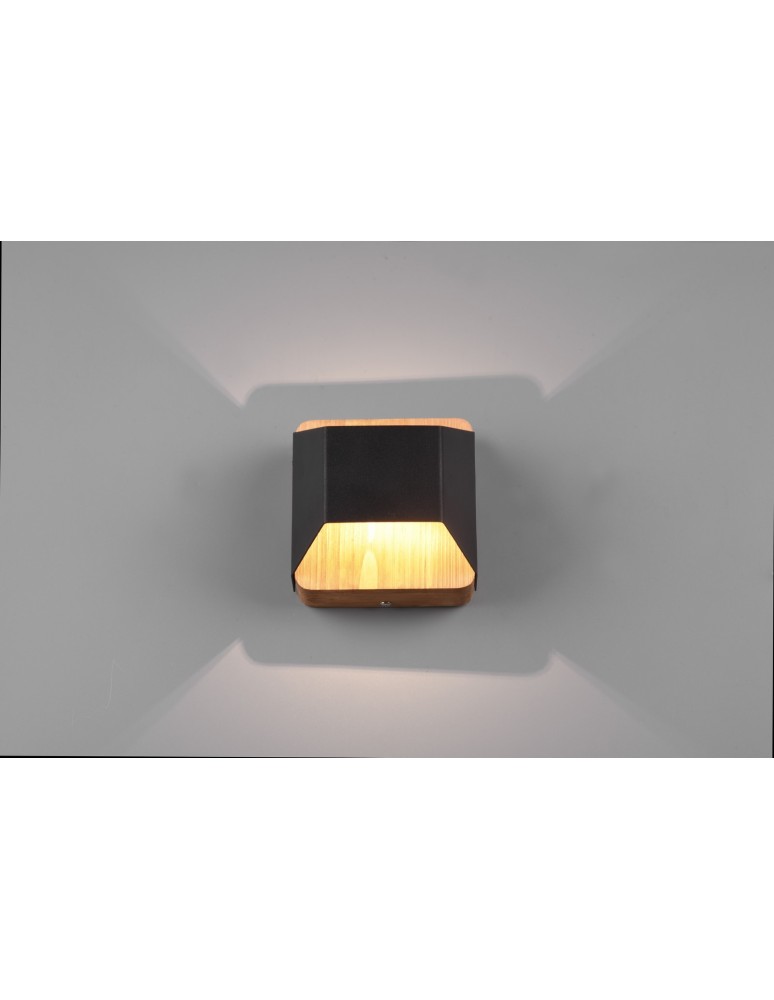 Kinkiety nowoczesne - Trio ARINO Ścienna Nowoczesna 1xLED max 4W 3000K Czarny Mat 224810132 - product kolory-swiatla.pl 2