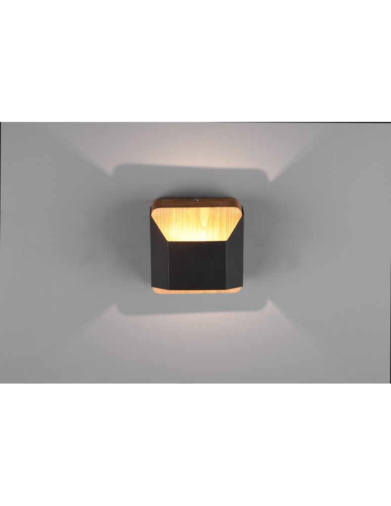 Kinkiety nowoczesne - Trio ARINO Ścienna Nowoczesna 1xLED max 4W 3000K Czarny Mat 224810132 - product kolory-swiatla.pl 3