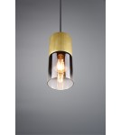 Lampy wiszące pojedyncze - Trio ROBIN Wisząca Nowoczesna 1xE27 max 28W Mosiądz Mat 310600154 - product 3