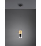 Lampy wiszące pojedyncze - Trio ROBIN Wisząca Nowoczesna 1xE27 max 28W Mosiądz Mat 310600154 - product 4
