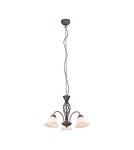 Żyrandole 5 punktowe - Trio RUSTICA Wisząca Klasyczna 3xE14 max 40W Rdzawy 101000324 - product 1
