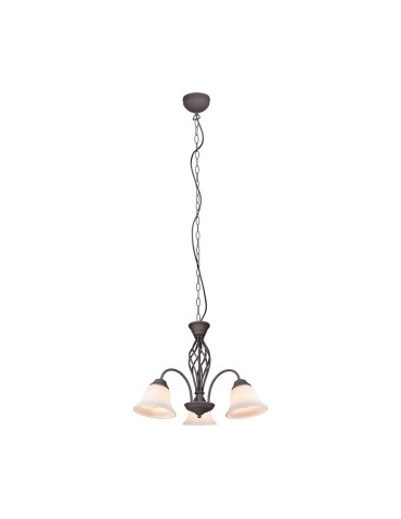 Trio RUSTICA Wisząca Klasyczna 3xE14 max 40W Rdzawy 101000324