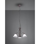 Żyrandole 5 punktowe - Trio RUSTICA Wisząca Klasyczna 3xE14 max 40W Rdzawy 101000324 - product 3