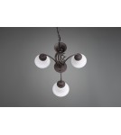 Żyrandole 5 punktowe - Trio RUSTICA Wisząca Klasyczna 3xE14 max 40W Rdzawy 101000324 - product 4