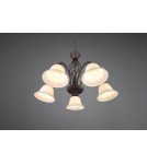 Żyrandole 3 punktowe - Trio RUSTICA Wisząca Klasyczna 5xE14 max 40W Rdzawy 101000524 - product 2