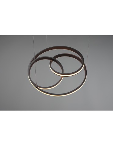 Trio YARA Wisząca Nowoczesna 1xLED max 58W 2300+3000+4000K Czarny Mat 326210132 - produkt 2